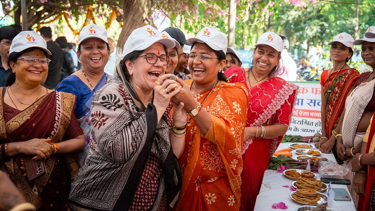 ‘Nari Shakti Vandan Rally’ And ‘Shakti Samvad’, Women Empowerment Rally Held In Dhar | FP Photo