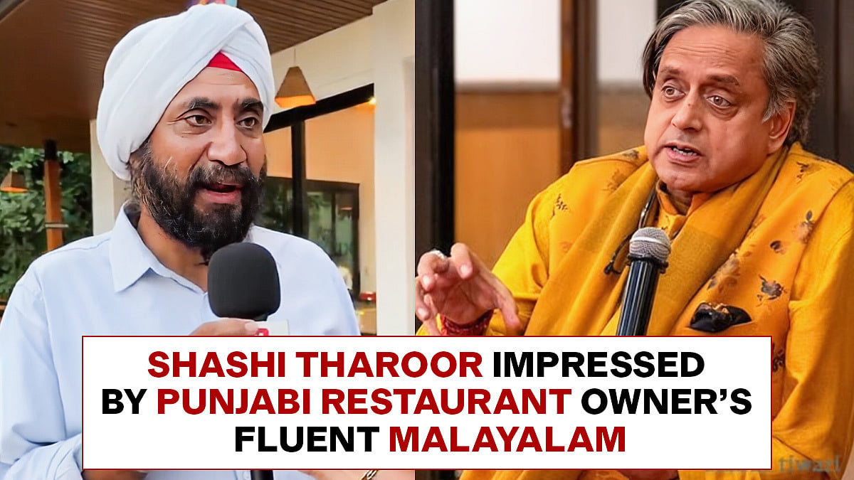 'Wonderful To Hear Him': Shashi Tharoor Impressed By Punjabi Restaurant Owner’s Fluent Malayalam;...