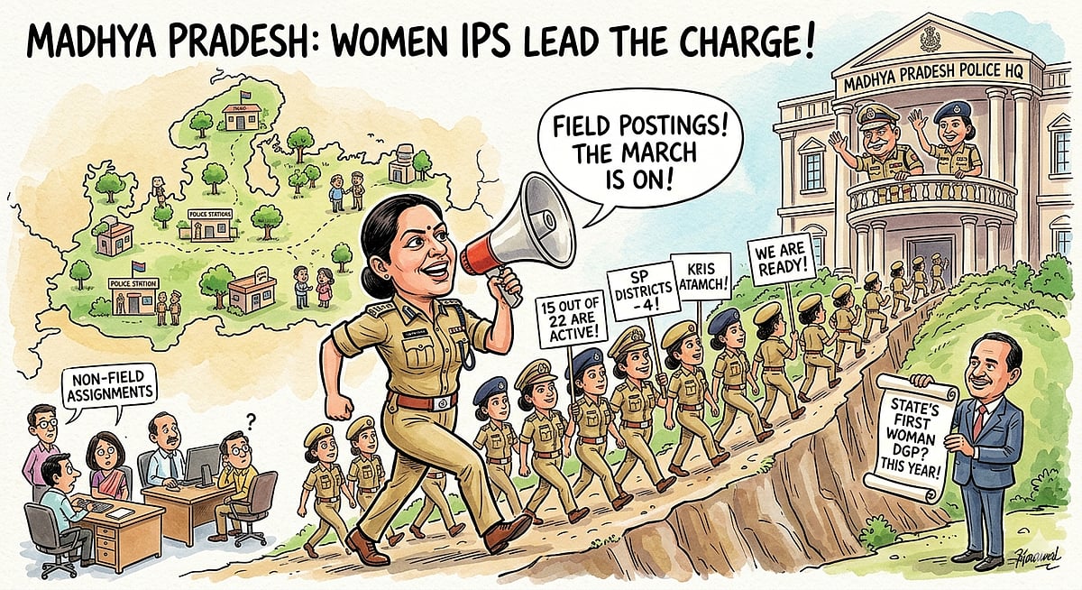 15 Of 22 Women IPS Officers In Field Postings In MP; Signs Of Growing Representation; First Woman DGP Likely
