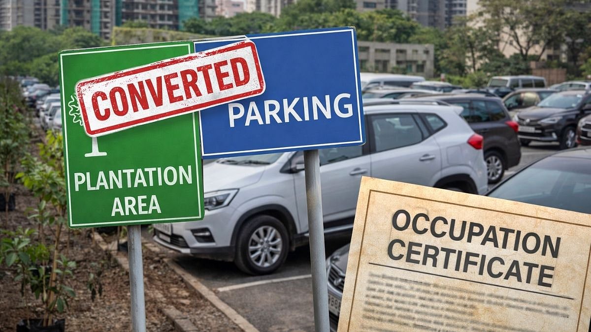 Mumbai: Activist Flags OC Plantation Areas ‘Converted’ Into Parking In Eastern Suburbs Real Estate Projects