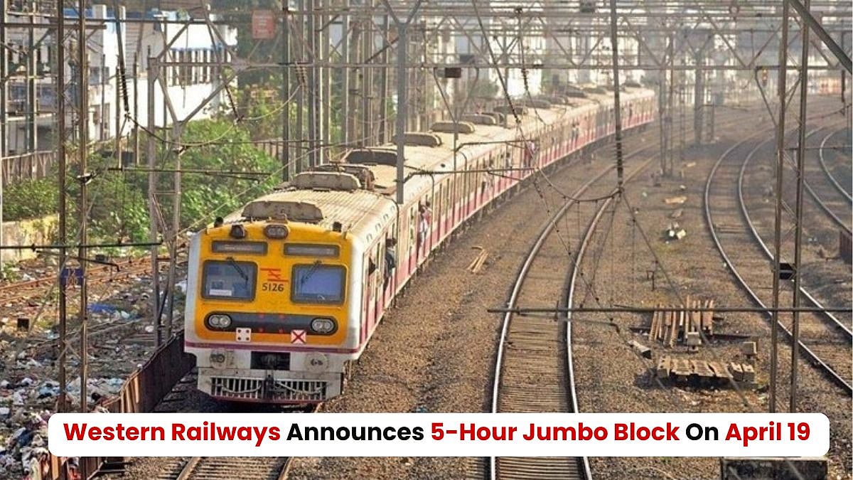 Western Railways Announces 5-Hour Jumbo Block Between Santa Cruz & Goregaon On April 19 - Check Details & Timings Here