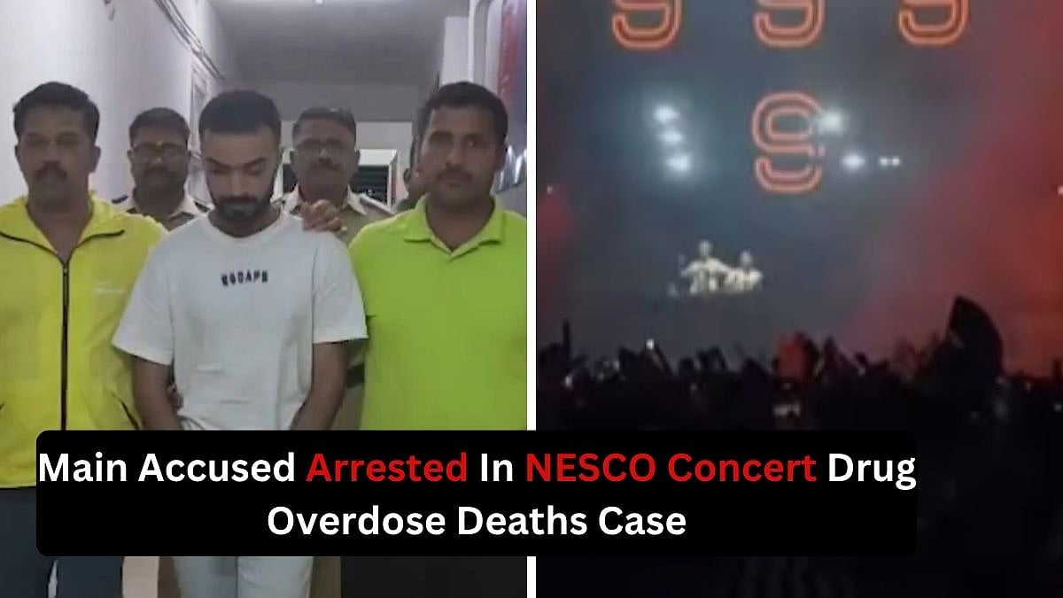 Mumbai Police arrested the main accused in the NESCO Centre concert drug case from Poladpur in Raigad while he was allegedly fleeing towards Goa. He is suspected of distributing MDMA linked to the deaths of two youths on April 11. Police say the case has now led to nine arrests as they probe a wider drug network.