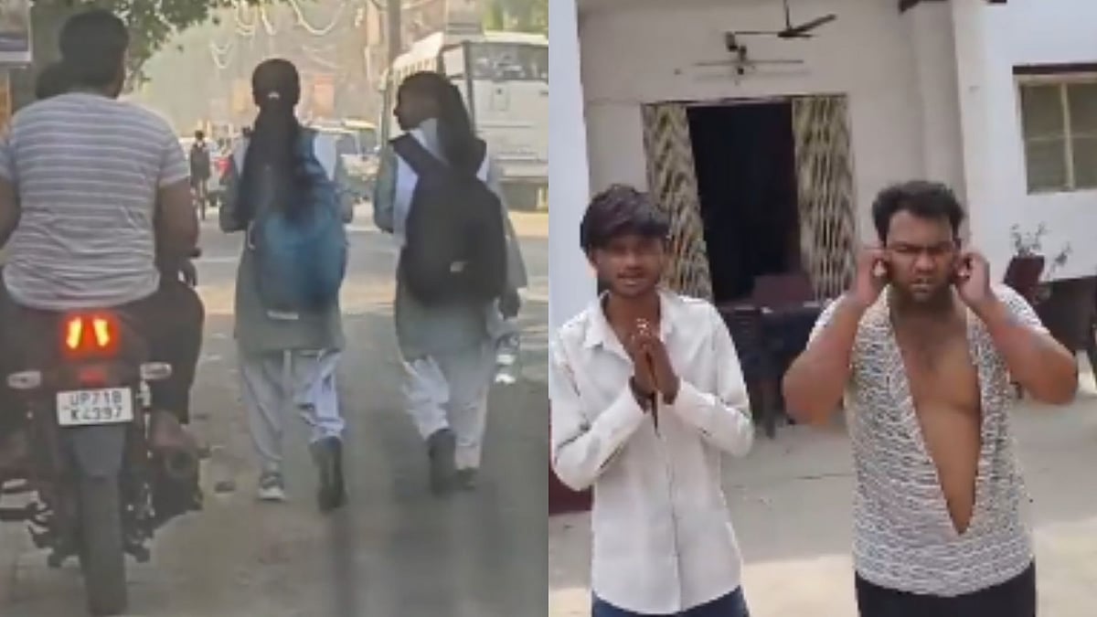 Bike Riders Harass Schoolgirls On Busy Road In UP's Fatehpur; Apology Video Emerges From Custody