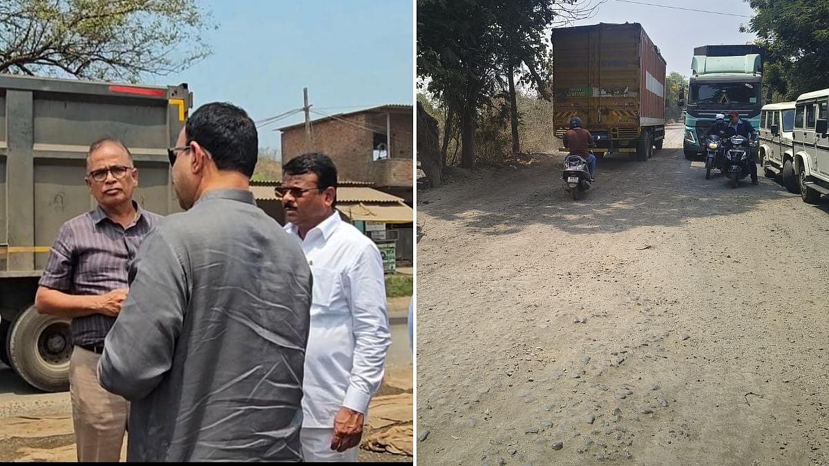 Shiv Sena Leader Prakash Patil Threatens Hunger Strike If One Lane Of Bhiwandi–Wada Road Not Opened Before Monsoon Amid Delays