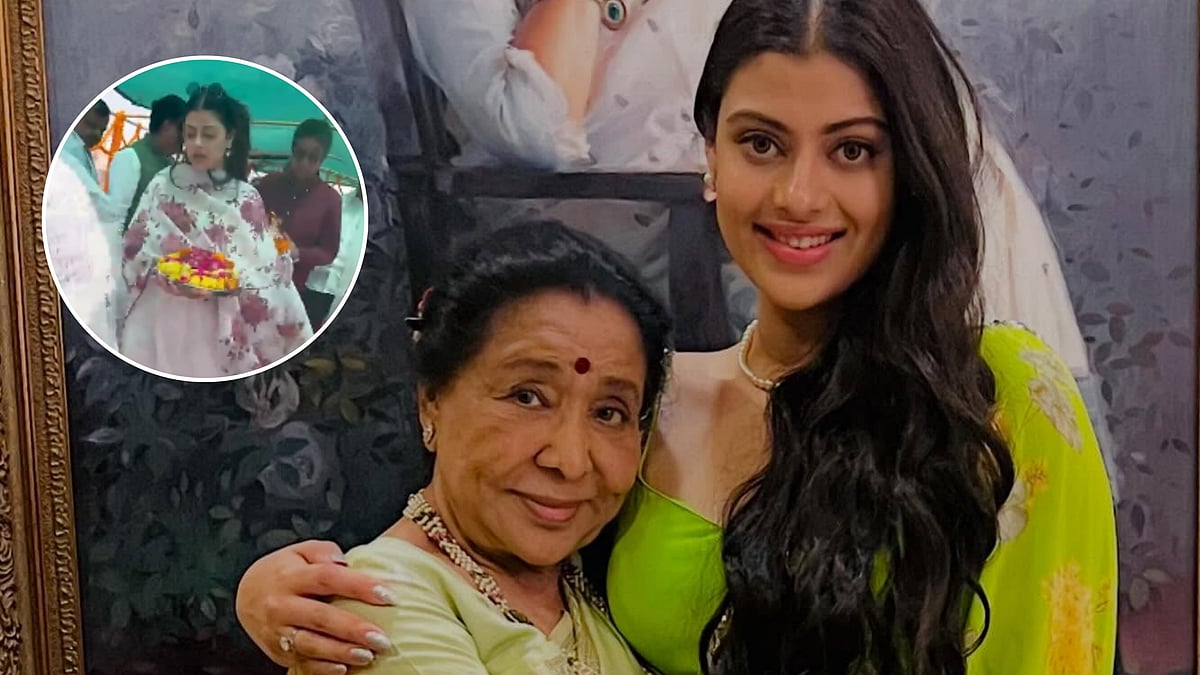 Zanai Bhosle Breaks Down During Asha Bhosle's Asthi Visarjan In Varanasi; Heartbreaking Video Surfaces