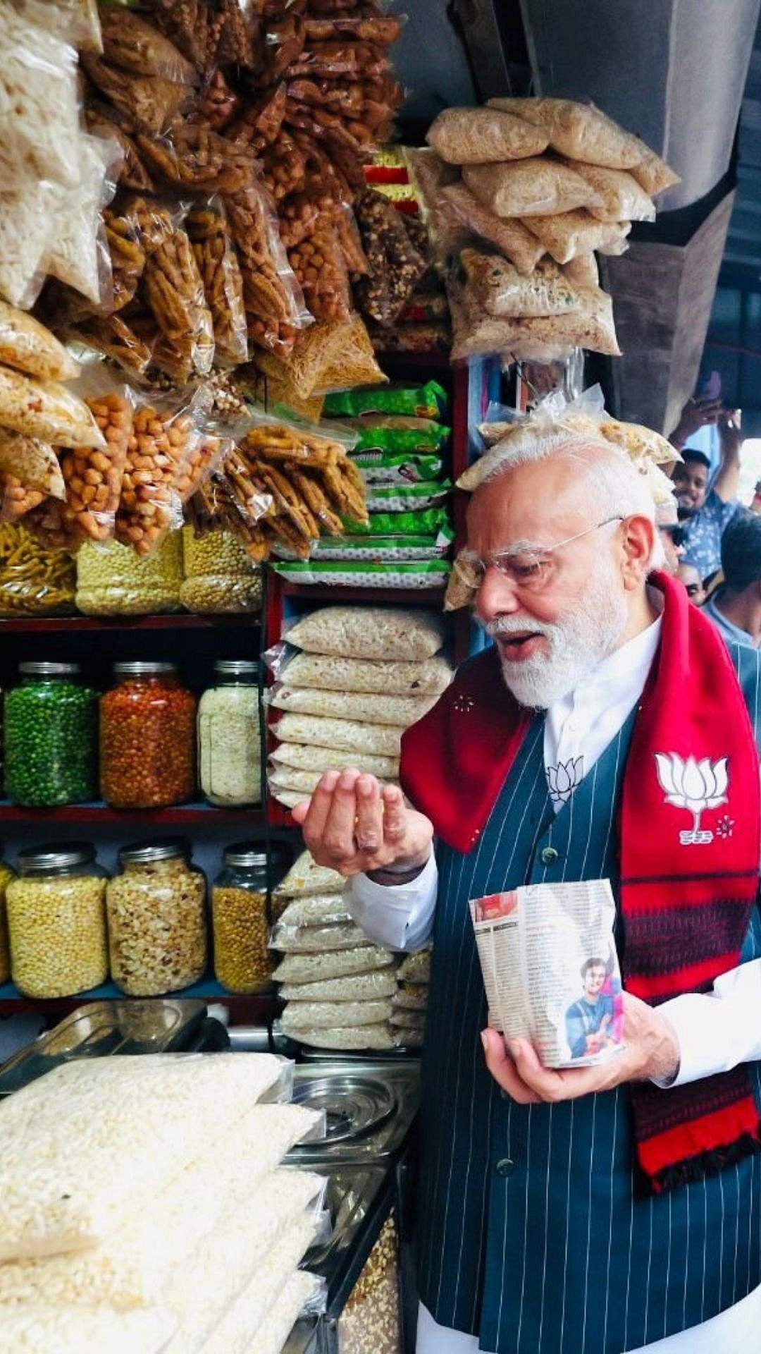 PM Modi Enjoys Crunchy Snack Jhalmuri In Bengal; Know More About The Street Food & Its Humble Origins