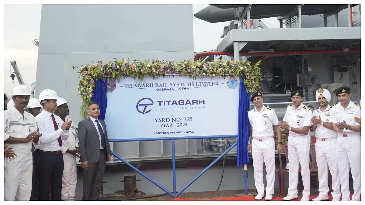 Titagarh Launches 30 Metre Naval Craft A23 For Indian Navy