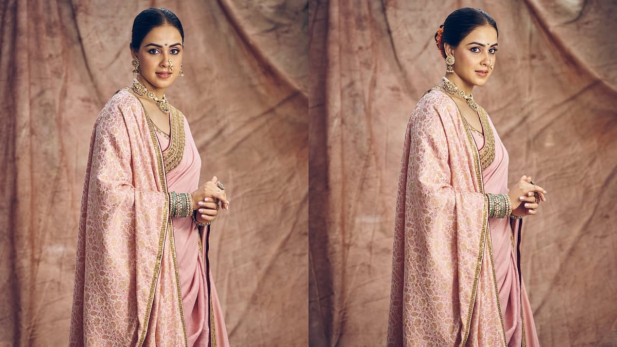 Genelia Deshmukh for Raja Shivaji trailer launch in Mumbai  | Intagram 