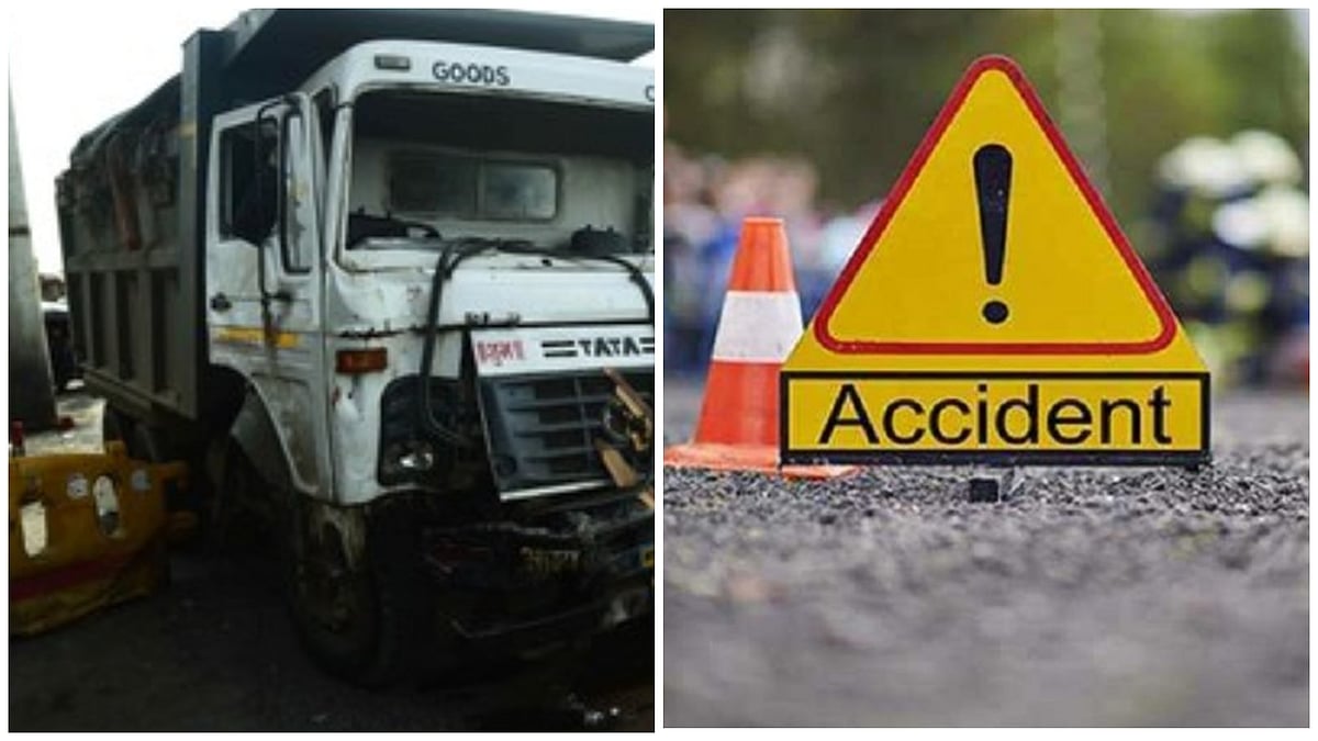 Nashik: Speeding Dumper Rams Two-Wheeler In Khutwadnagar, 23-Year-Old Woman Killed On The Spot; Crash Caught On CCTV