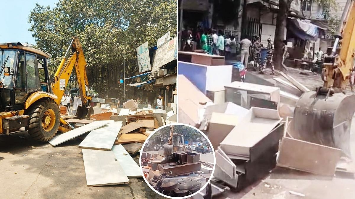 Mumbai: BMC Demolishes Illegal Shops, Evicts Hawkers On Maulana Shaukat Ali Road To Ease Traffic