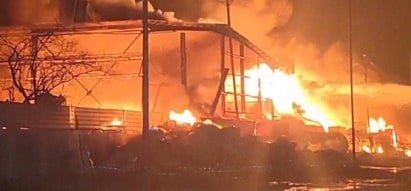 Massive Fire Breaks Out At Waste Disposal Plant In Madhya Pradesh's Dhar -- VIDEO