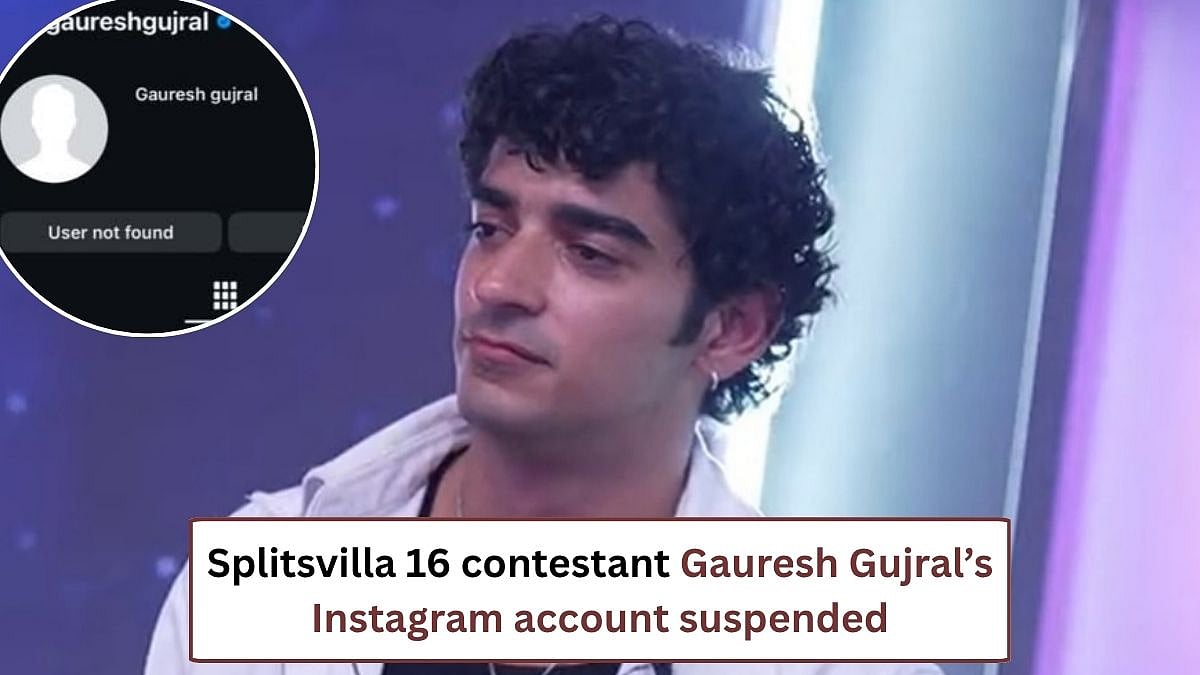 Splitsvilla 16's Gauresh Gujral Disappears From Instagram; Says Account 'Suspended Again,' Netizens Wonder 'What Went Wrong?'