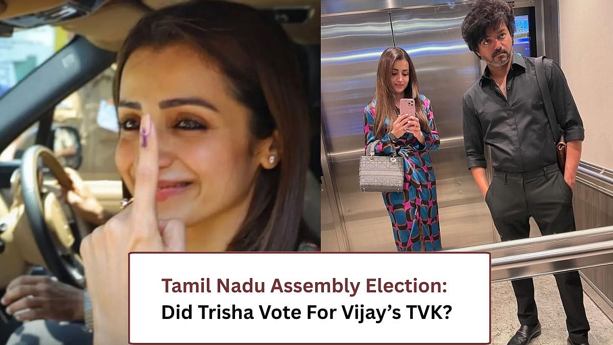 Trisha Krishnan Posts Vijay Song After Voting In Tamil Nadu Assembly Election 2026, Netizens Speculate Her Vote | 