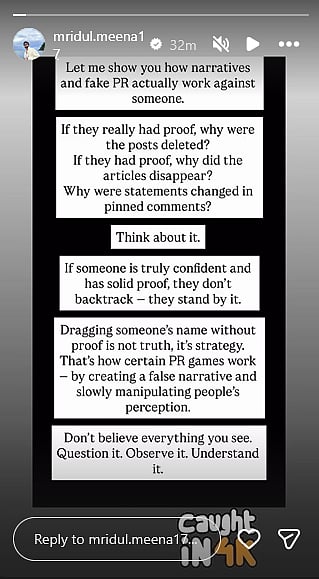 Rishita’s boyfriend Mridul Meena statement