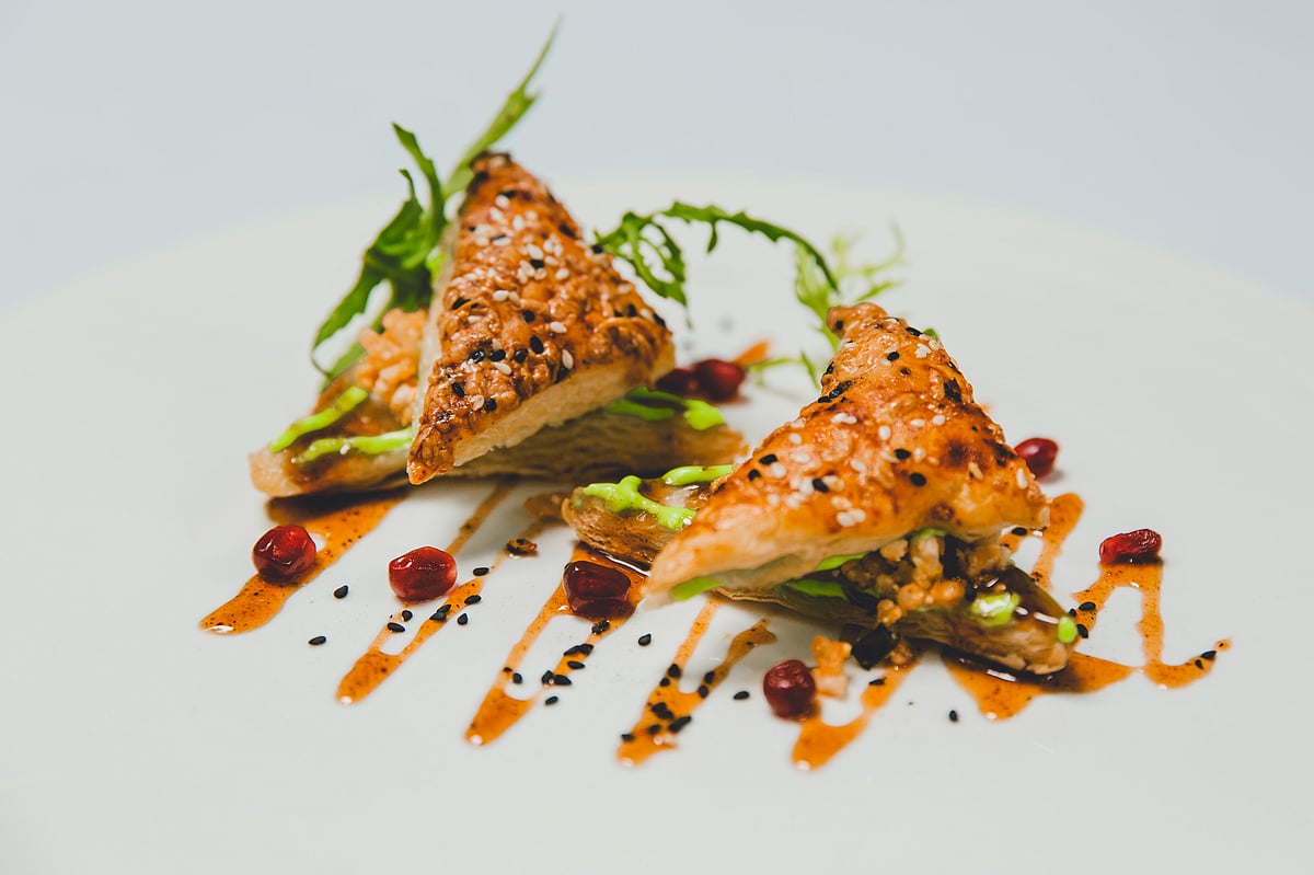 Deconstructed samosa