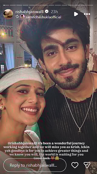 Samridhii Shukla Extends Good Luck To Rishabh Jaiswal