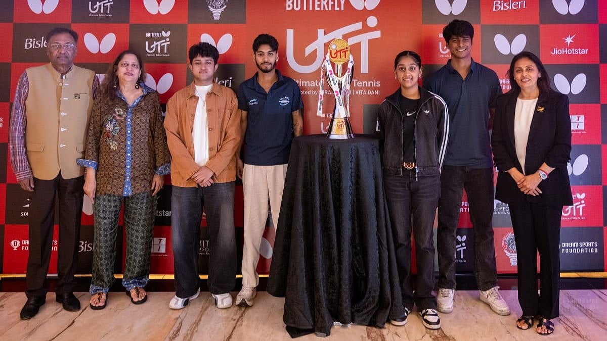 U Mumba TT Sign Manush Shah, Anna Hursey At UTT Season 7 Auction