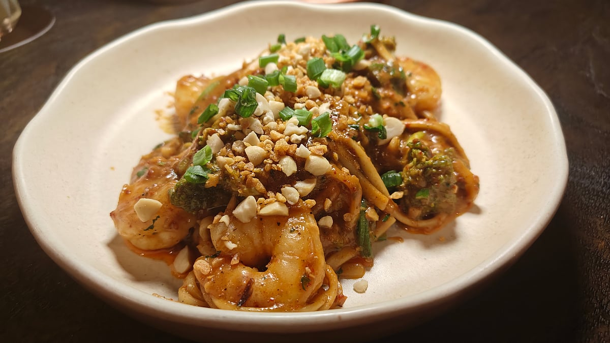 Drunken Prawns Noodles