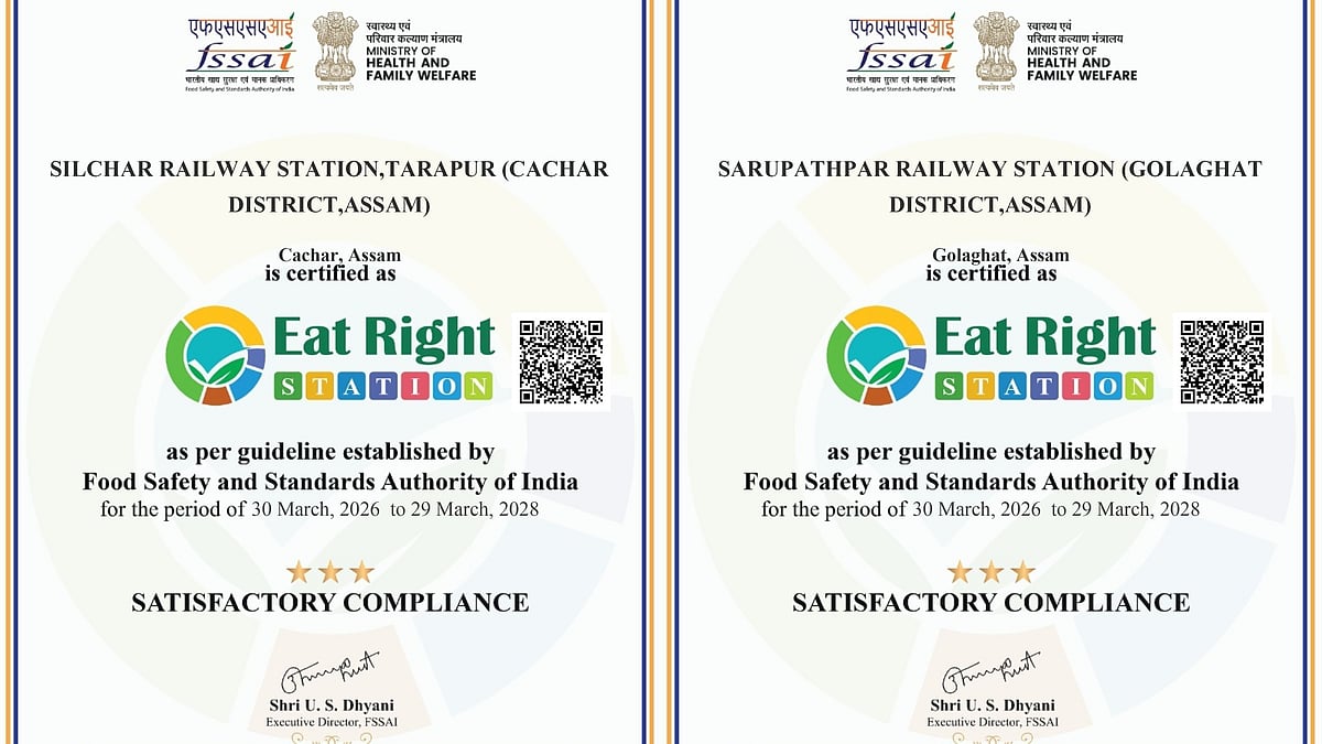 Lumding Division of NFR Achieves Major Milestone in Food Safety Standards