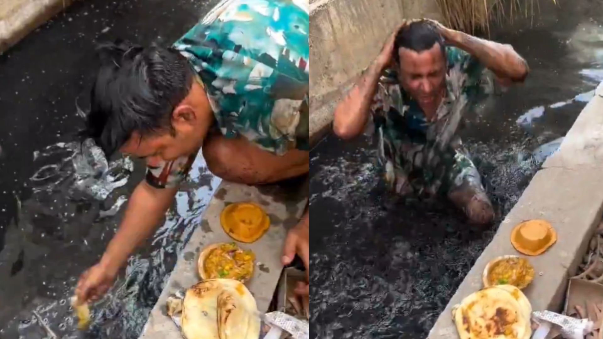 'Kya Bak***** Hai Ye?' Puneet Superstar Bathes In Sewage Water, Dips Food In It; Video Divides Social Media - WATCH