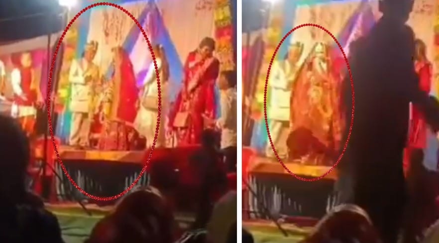 Madhya Pradesh Bride Jumps Off Stage, Runs To Lover & Puts Garland Around His Neck In Dramatic Twist — VIDEO