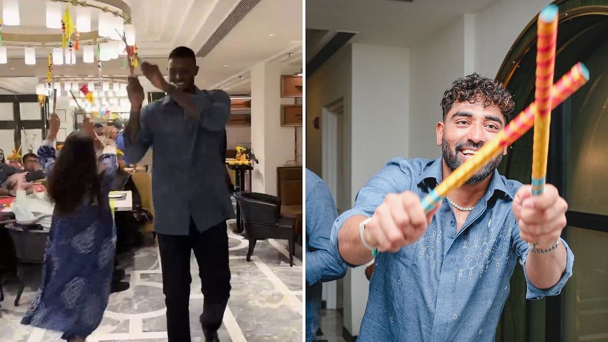 VIDEO: Mohammed Siraj, Sai Sudharsan Play Garba As GT Players Celebrate Gujarat Day