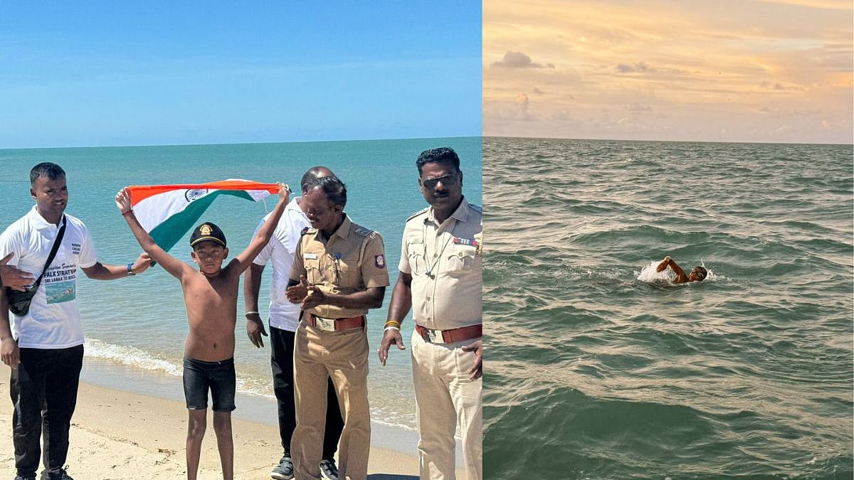 Who Is Ishank Singh? 7-Year-Old Palk Strait Swimmer Sets New World Record