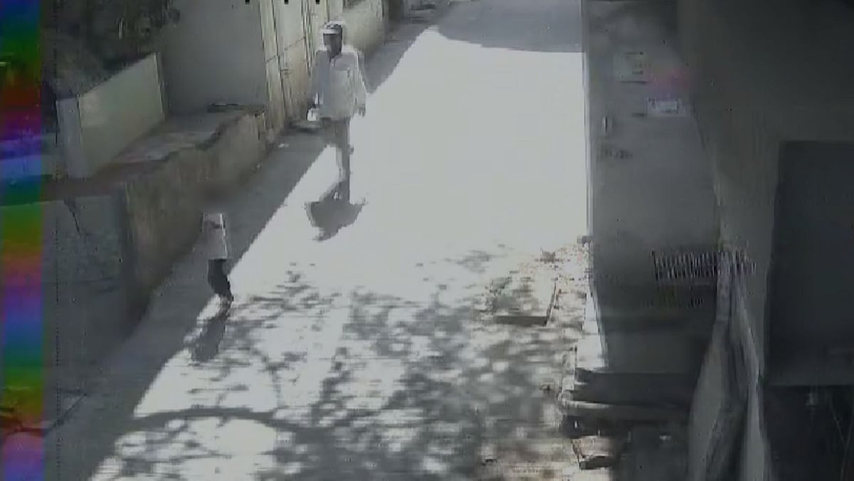 Nasrapur Rape & Murder Accused Caught On Camera Leading Victim To Cowshed - WATCH VIDEO