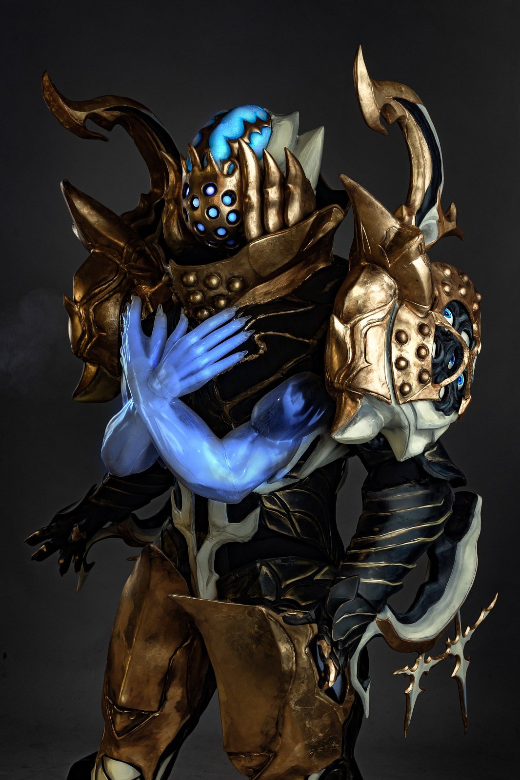Jeet Molankar cosplaying Nidus Phyrke from warframe (Game)