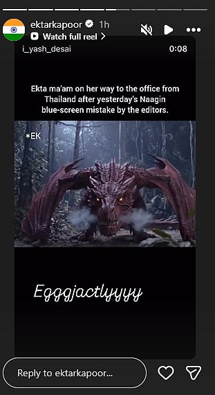 Ekta Kapoor reacts to Naagin 7 VFX goof-up