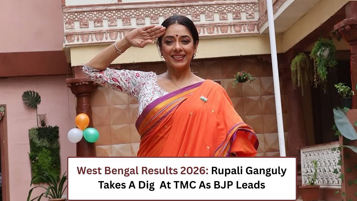 Anupamaa's Rupali Ganguly Takes A Dig At Trinamool Congress As Bharatiya Janata Party Leads In West Bengal | 