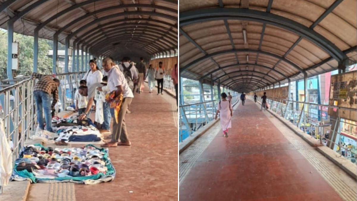 Hawkers Breach Borivali Skywalk Despite Crackdown

