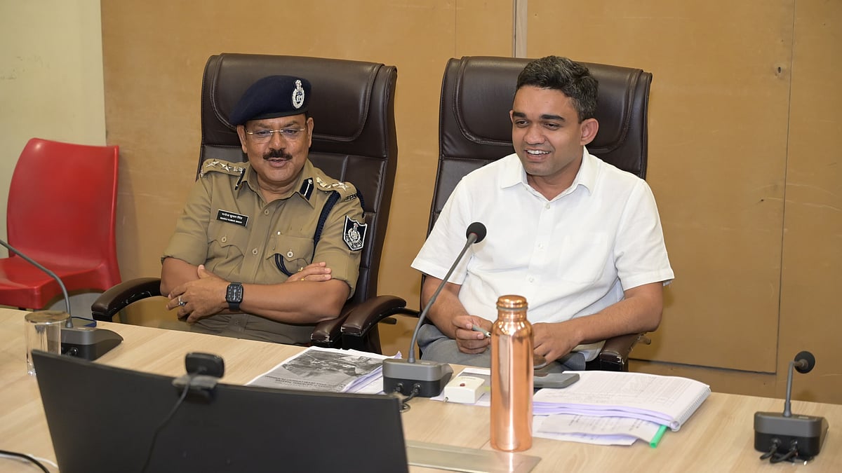 Collector Priyank Mishra during Road Safety Committee meeting     | 