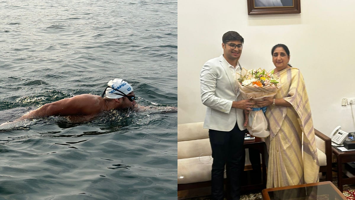 Endurance Swimmer Aryan Dadiala Creates World Record With 210km Goa Sea Swim