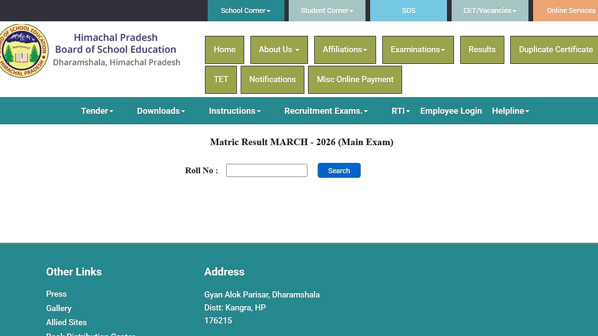 Himachal Pradesh HPBOSE 10th Result 2026 Declared At hpbose.org; Direct Link Here 