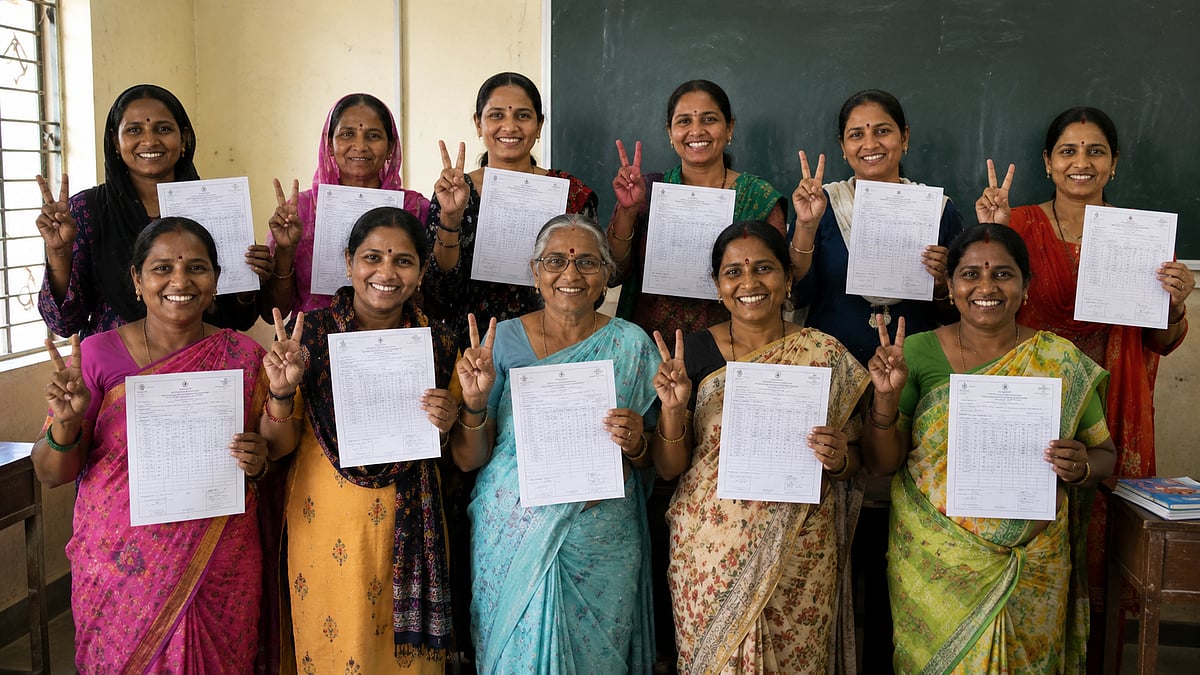 11 Navi Mumbai Women Waste Pickers Clear Class 10 Exams After 15-35 Year Gaps, Defying Poverty & Social Barriers