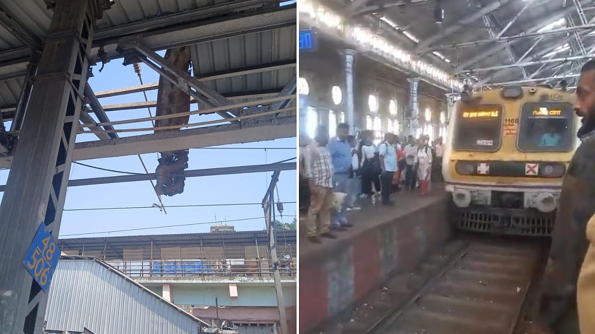 Platform Cover Hits OHE Wire At Dombivli Station, Disrupts Suburban Trains On Central Railway Fast Corridor