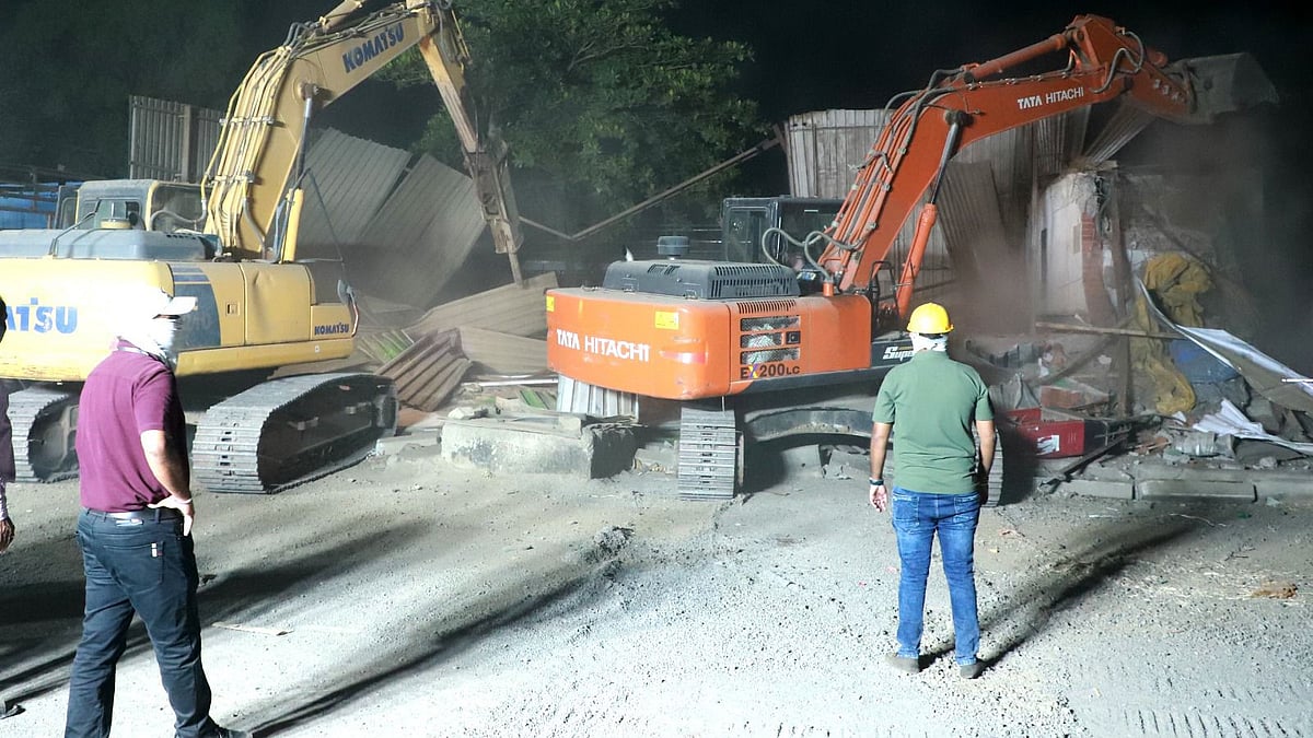 Pimpri-Chinchwad: Unauthorised Temples & Mosques Razed During PCMC Demolition Operation In Chikhali-Kudalwadi