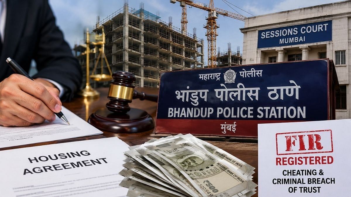 Bhandup Police register a cheating case against Orbit Buildcom partners following a sessions court order in a stalled housing project dispute | AI Generated Representational Image