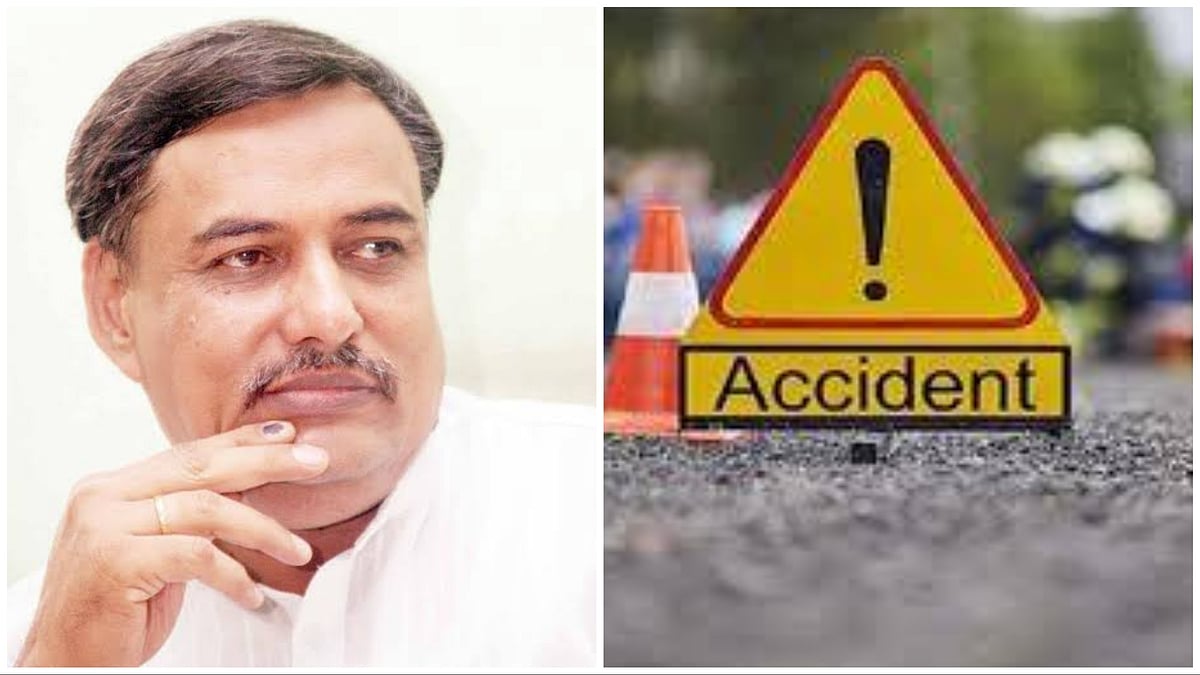 Pune Congress Leader Abhay Chhajed Injured After Car Crashes Into Hillside Near Pirangut