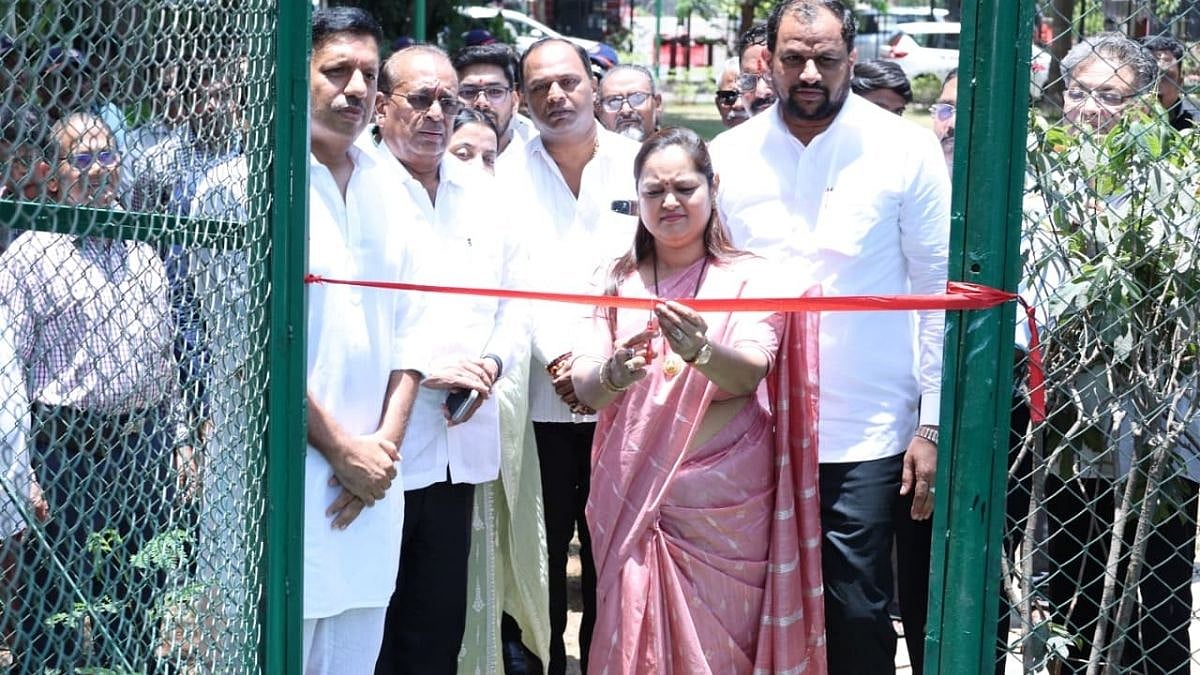 Thane Mayor Sharmila Pimpalolkar Inaugurates Revamped Lawn Tennis Court At Shaheed Tukaram Omble Hall