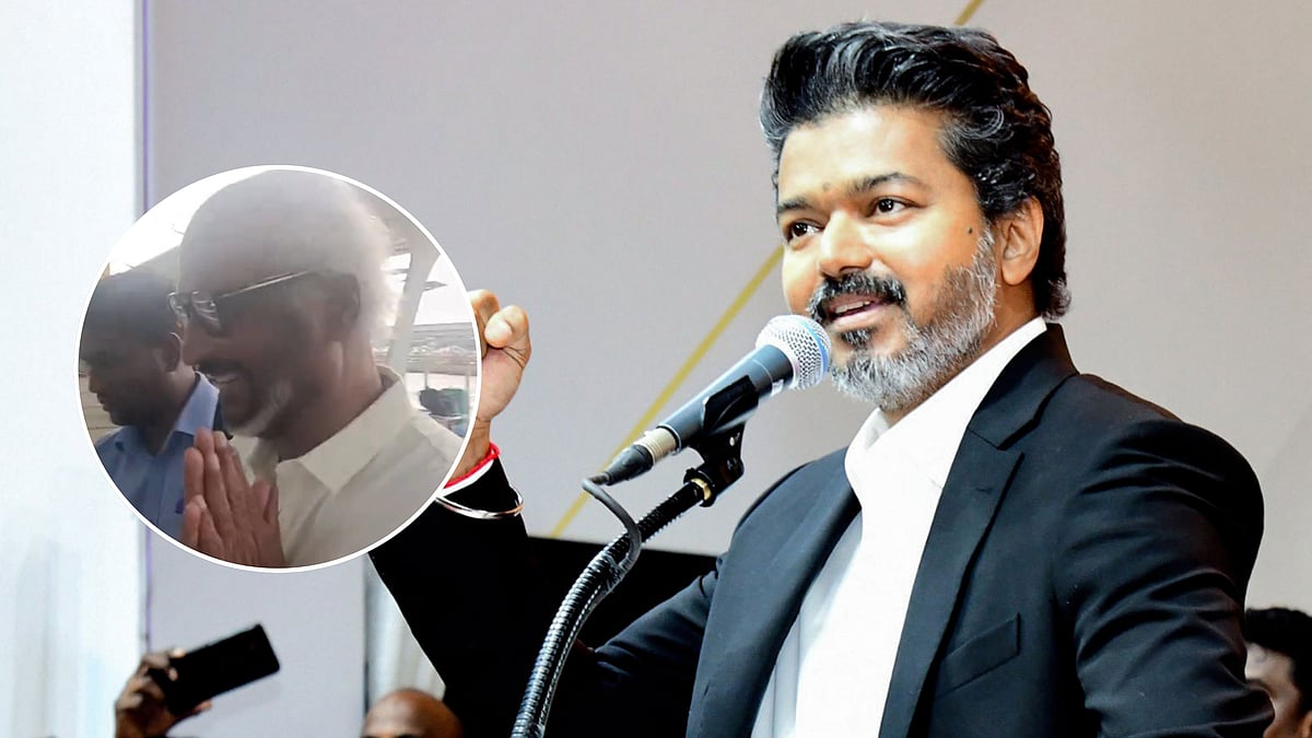 VIDEO: Rajinikanth Folds Hands, Refuses To React When Asked About Vijay Becoming Tamil Nadu CM