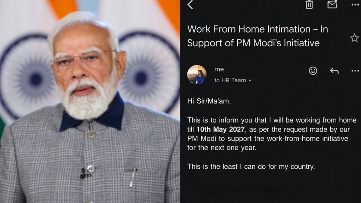 'Jai Modi': Woman Declares She'll Work From Home Till 2027 Following PM Modi’s Appeal In Email To HR; Internet Can’t Stop Laughing