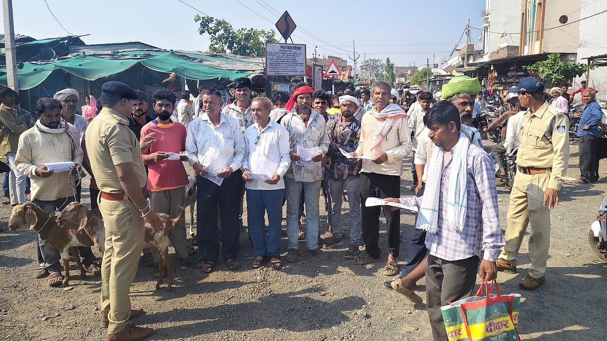 Dhar Police Conducted A Three-Day Traffic-Checking Drive; 621 Vehicles Were Fined