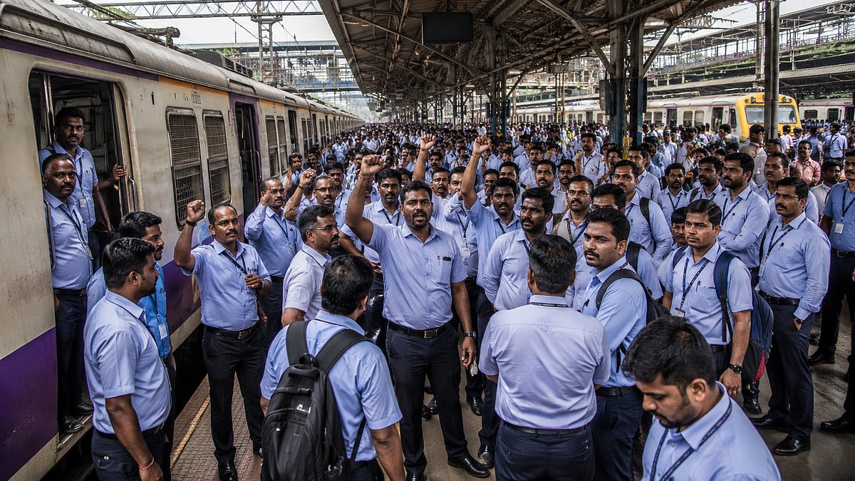 Central Railway Suburban Services Disrupted As Train Managers Protest Safety Circular Number 15 Issued After Bhandup Overshoot Incident