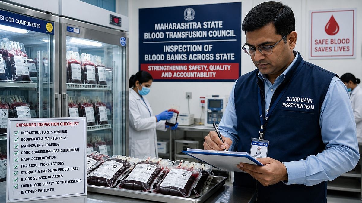 Maharashtra Orders Fresh Inspection Of 410 Blood Banks Across State With Expanded Safety Checks