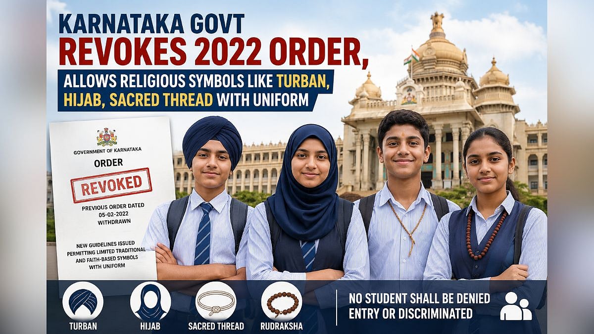 Karnataka Govt Revokes 2022 Order, Allows Religious Symbols Like Turban, Hijab, Sacred Thread With Uniform