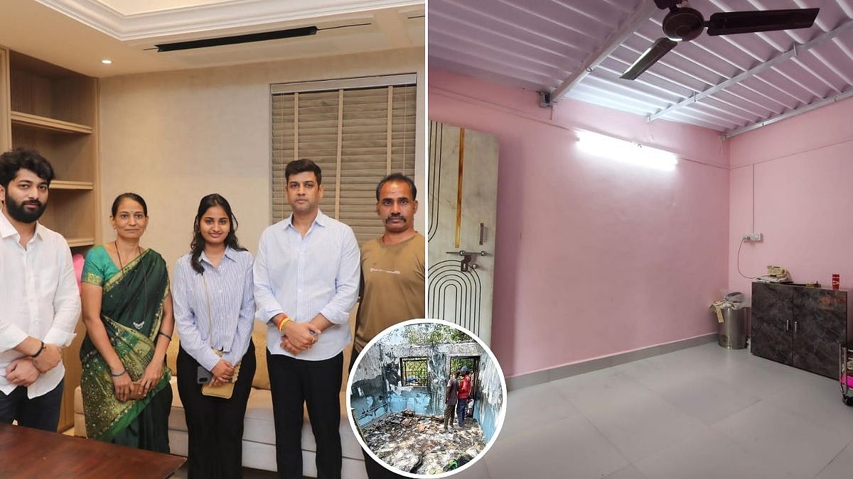 Thane: Shrikant Shinde Foundation Rebuilds Shastrinagar Family’s Fire-Ravaged Home Within 15 Days