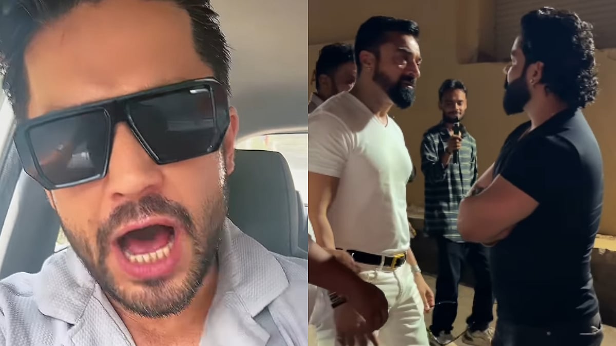 'YouTube Bak****i Combat Sport': Sidharth Bhardwaj Takes Dig At Rajveer Shishodia-Ajaz Khan's Viral Fight Video - Watch