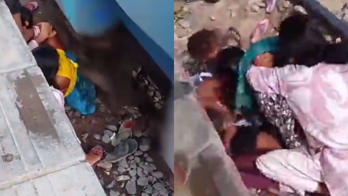 Video: Mother Shields 2 Children, 2 Women From Speeding Goods Train At Bihar Station,  All 5 Survive